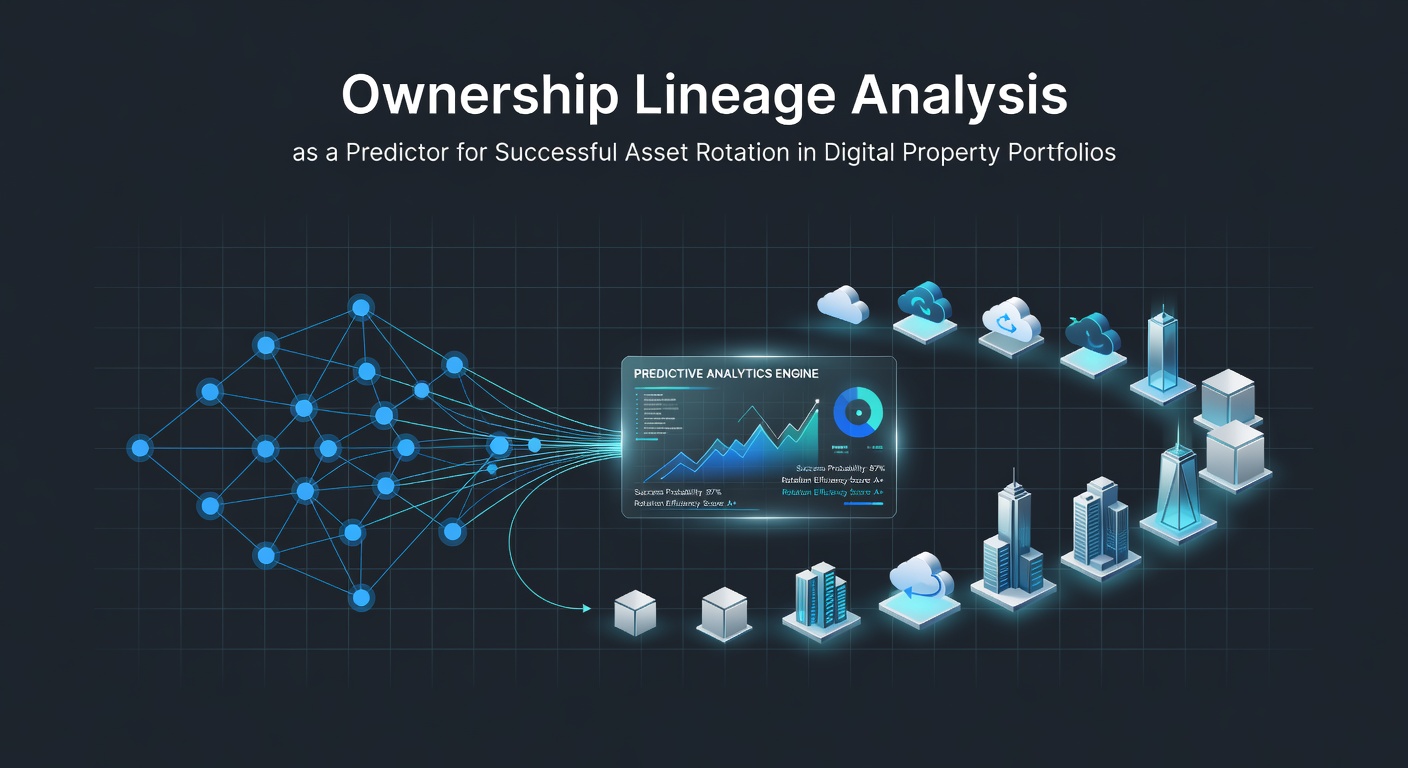 Visual representation of ownership history timelines across digital asset portfolios showing transfer patterns and rotation points