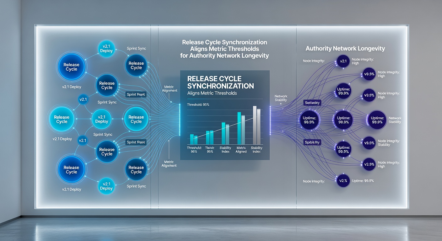 Visualization of authority network longevity metrics before and after cycle synchronization