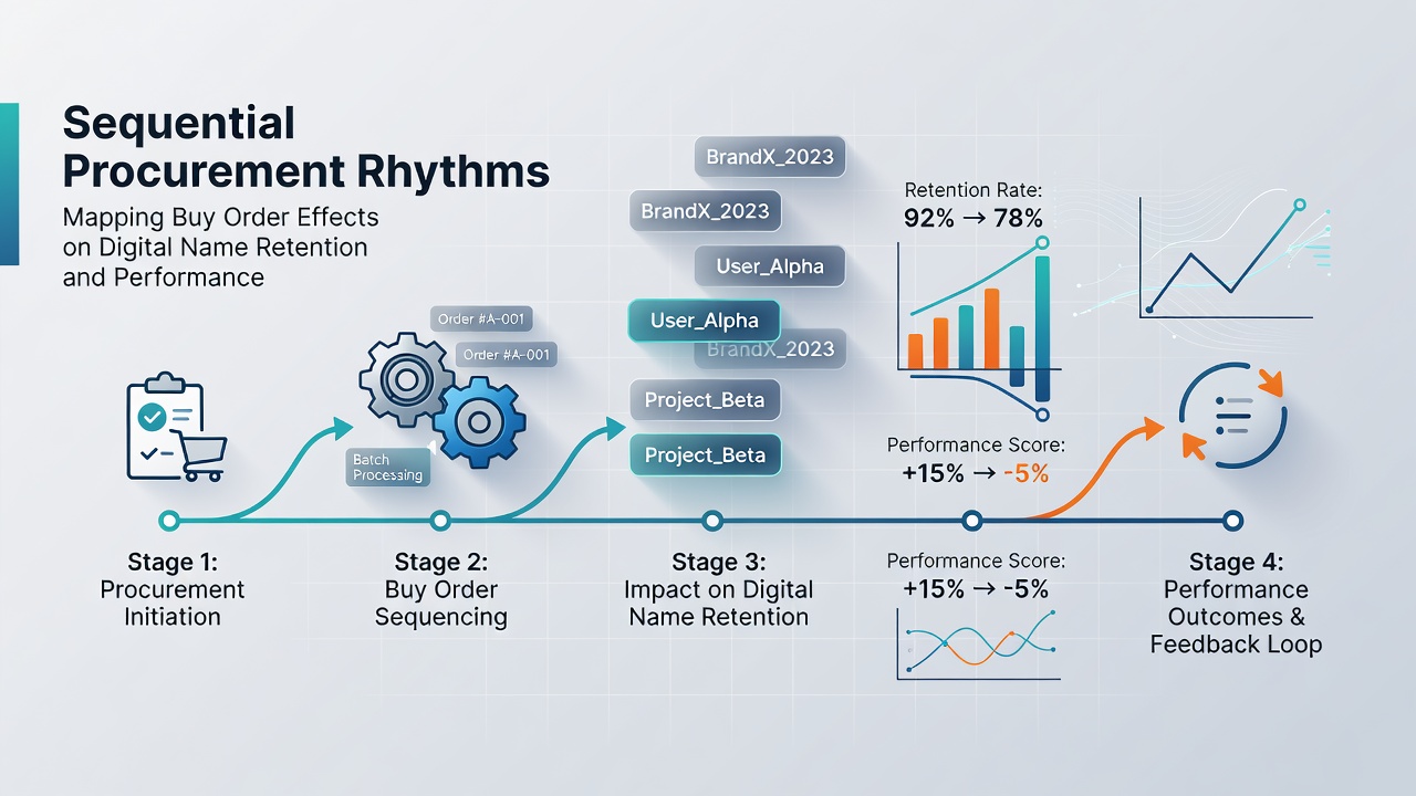Charts illustrating buy order positioning and corresponding retention and performance outcomes