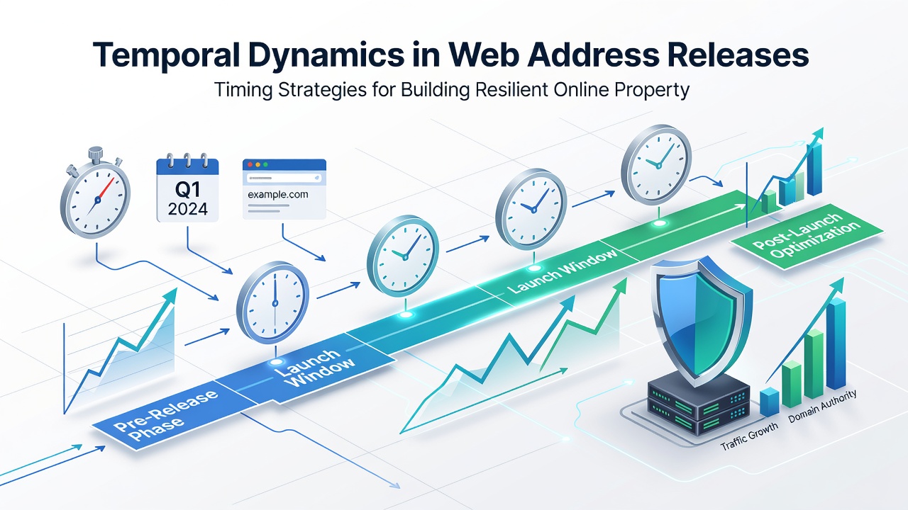 Chart showing temporal patterns in domain registrations and resilience metrics
