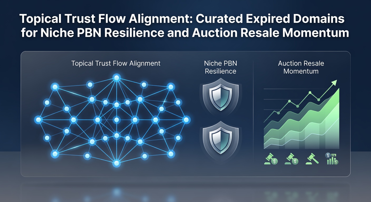 Graph showing Topical Trust Flow metrics across niche categories for expired domains in recent auctions